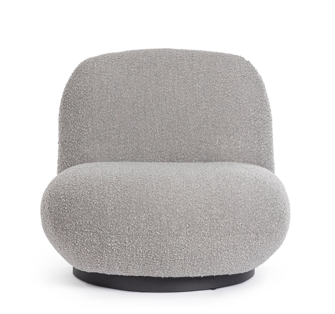 Hey Comfy Grå Boucle Fåtölj