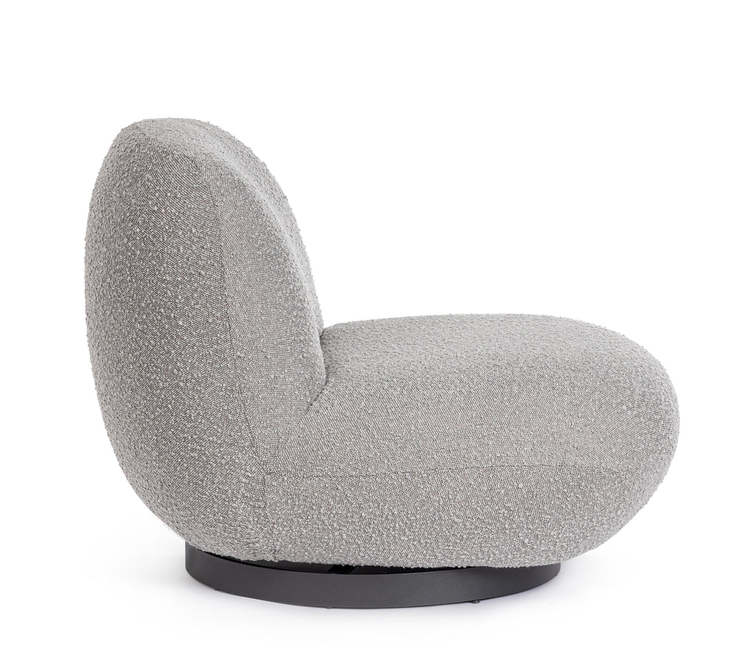 Hey Comfy Grå Boucle Fåtölj