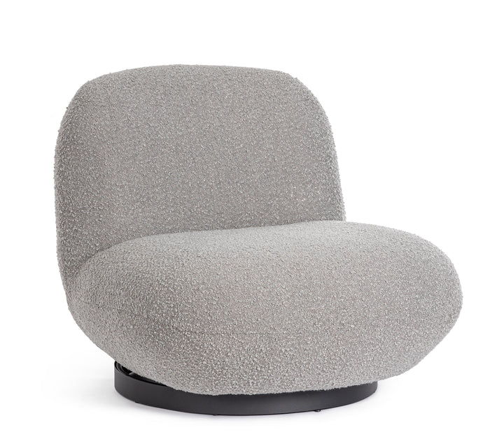 Hey Comfy Grå Boucle Fåtölj