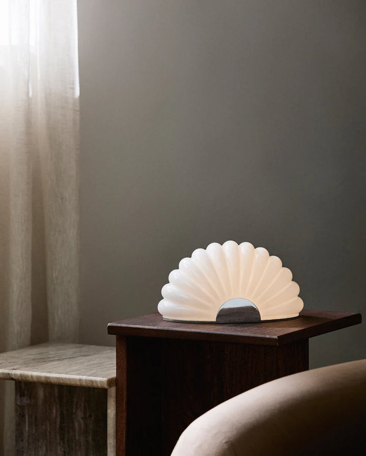 CHIA lamp w. chrome finish
