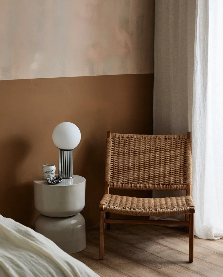 HERMOD Bordslampa - chrome finish