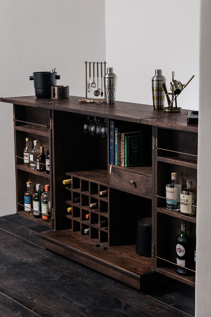 Queens Bar Cabinet With Flip Top