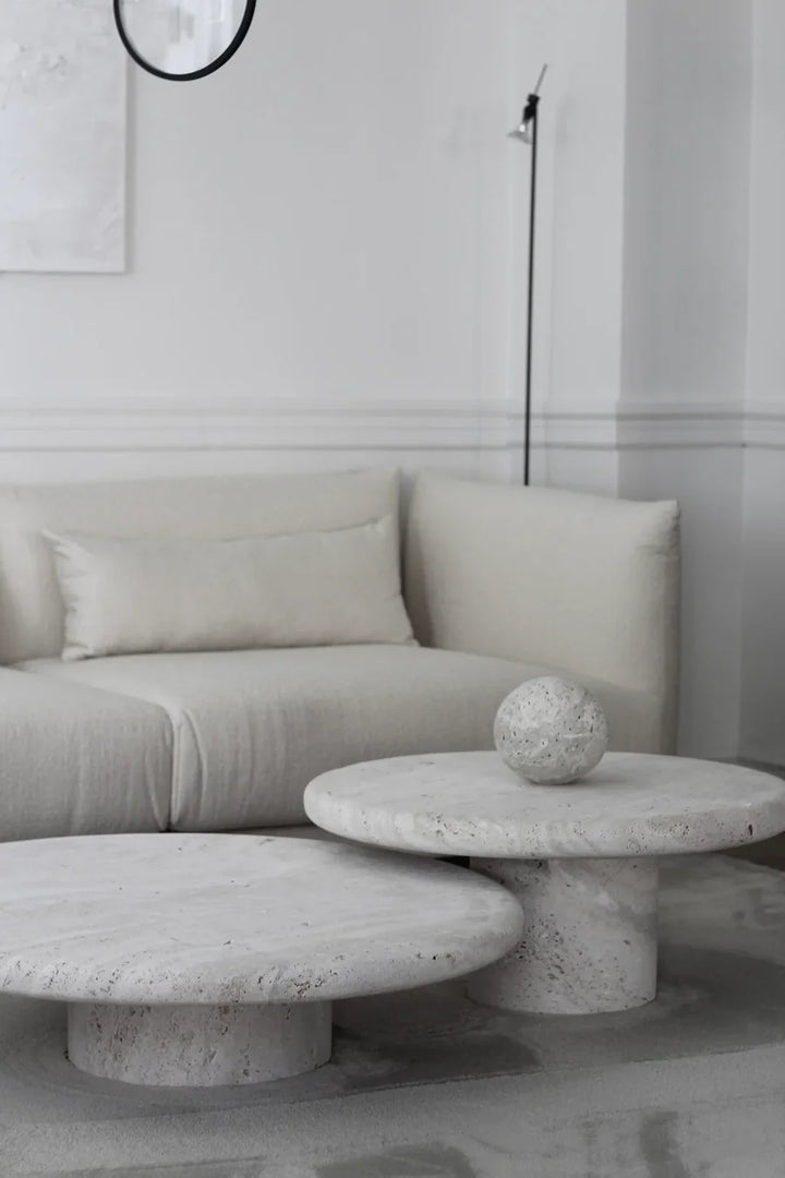 Coffee Table 80cm Travertin NC